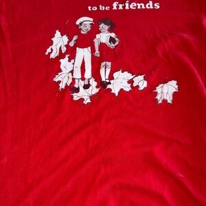 Kids Red 'To Be Friends' Graphic Tee